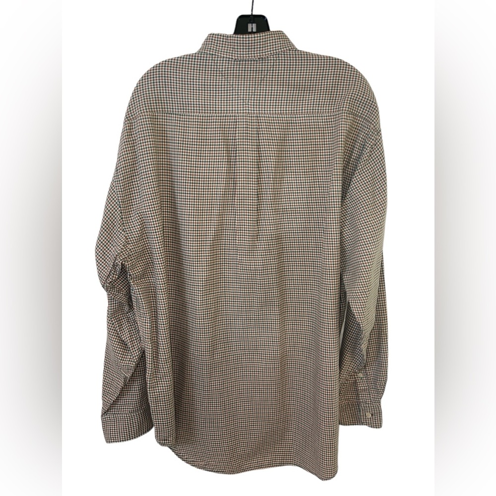 Tommy Hilfiger Gingham Print Button Down Long Sleeve Shirt Size Large - Picture 5 of 13